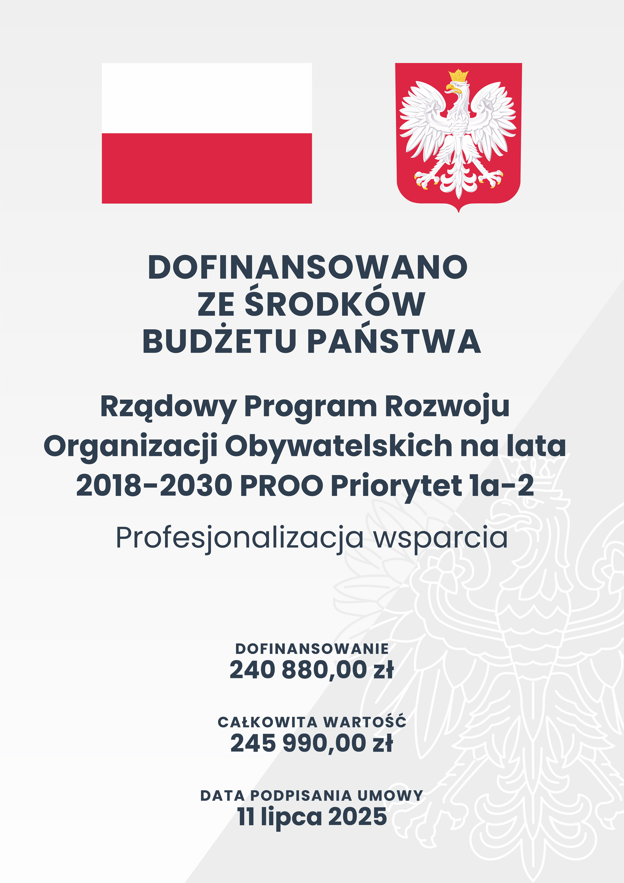 Plakat A3 dofinansowanie 15.07