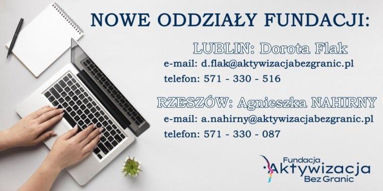 Nowe Oddziały Fundacji na mapie Polski